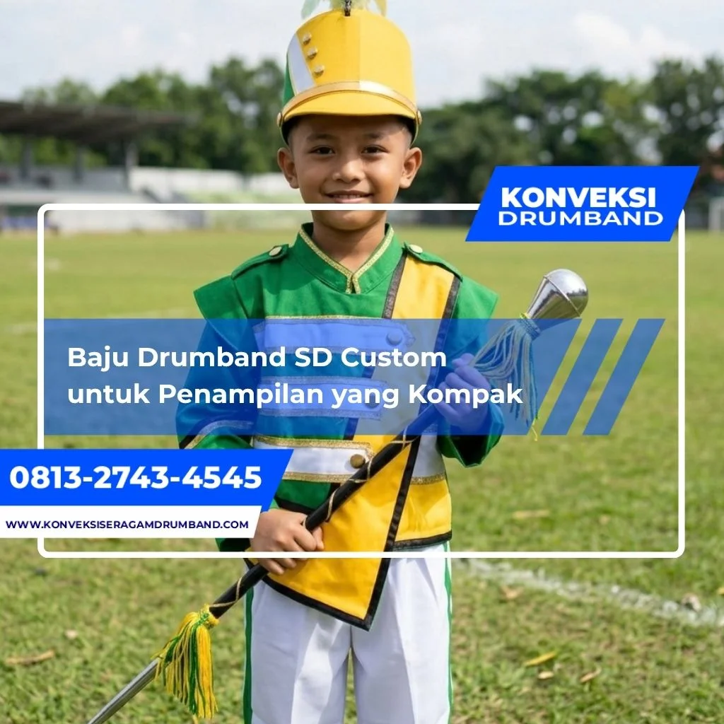Baju Drumband SD Terbaru Custom untuk Penampilan Lebih Kompak