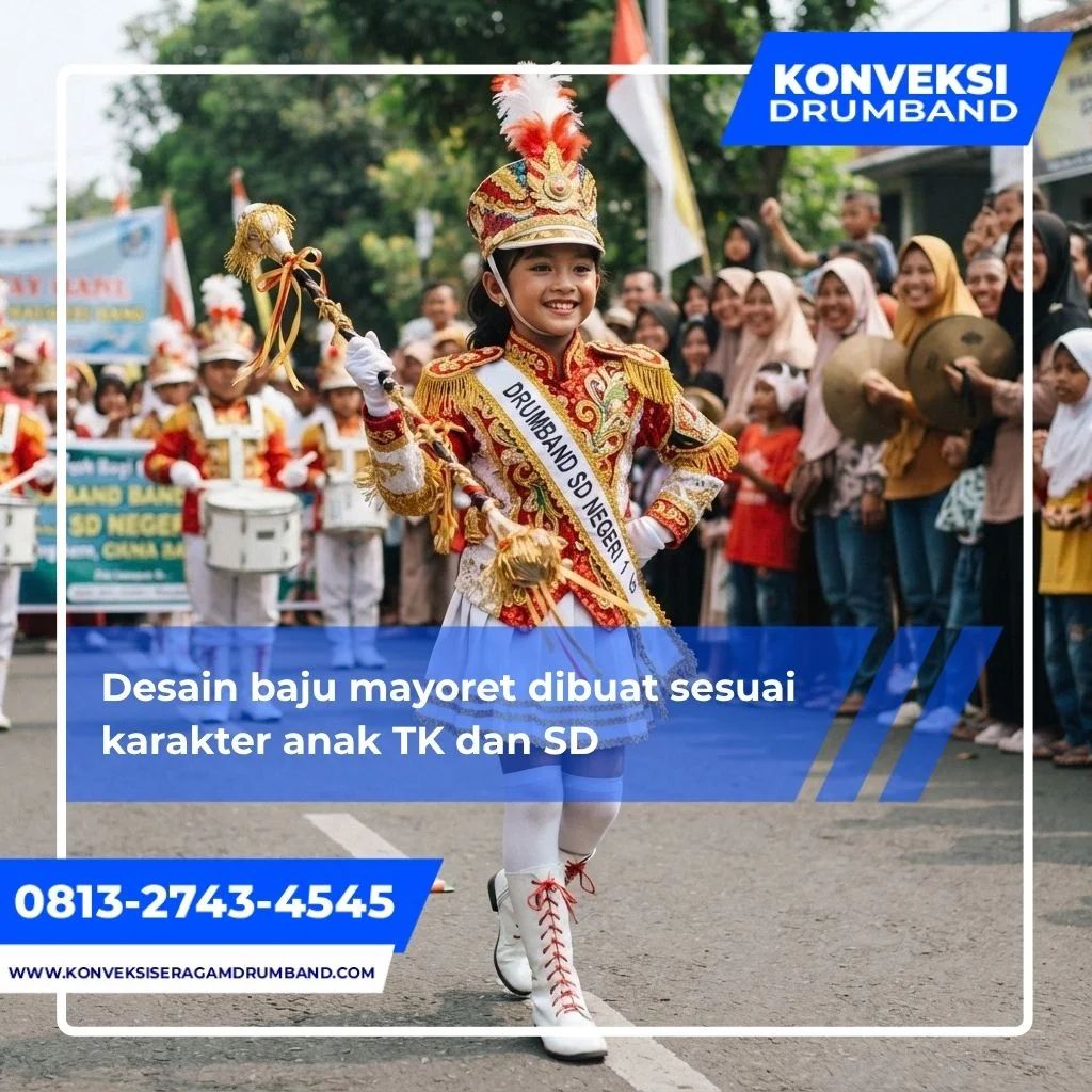 Baju Mayoret untuk Anak TK dan SD