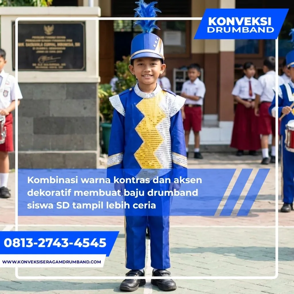Desain Baju Drumband untuk Siswa SD