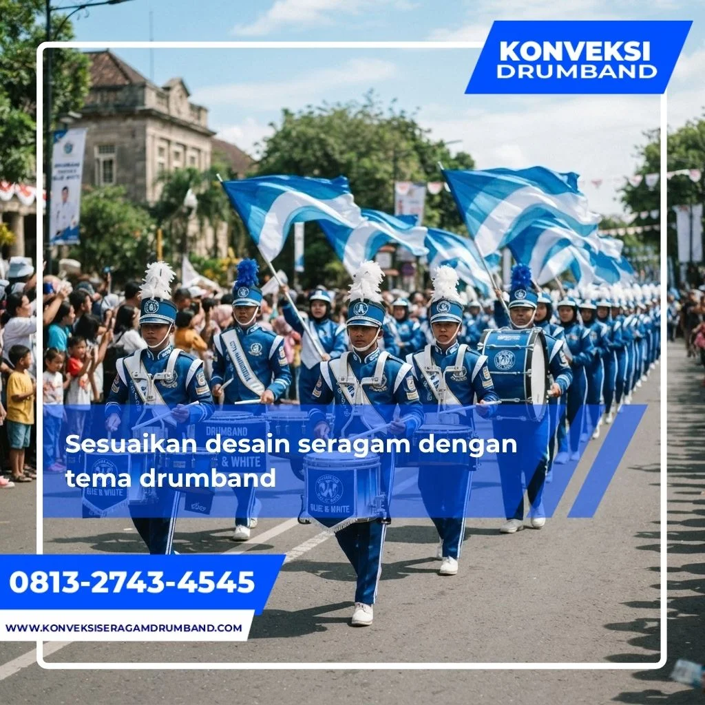 Menyesuaikan dengan Tema Drumband