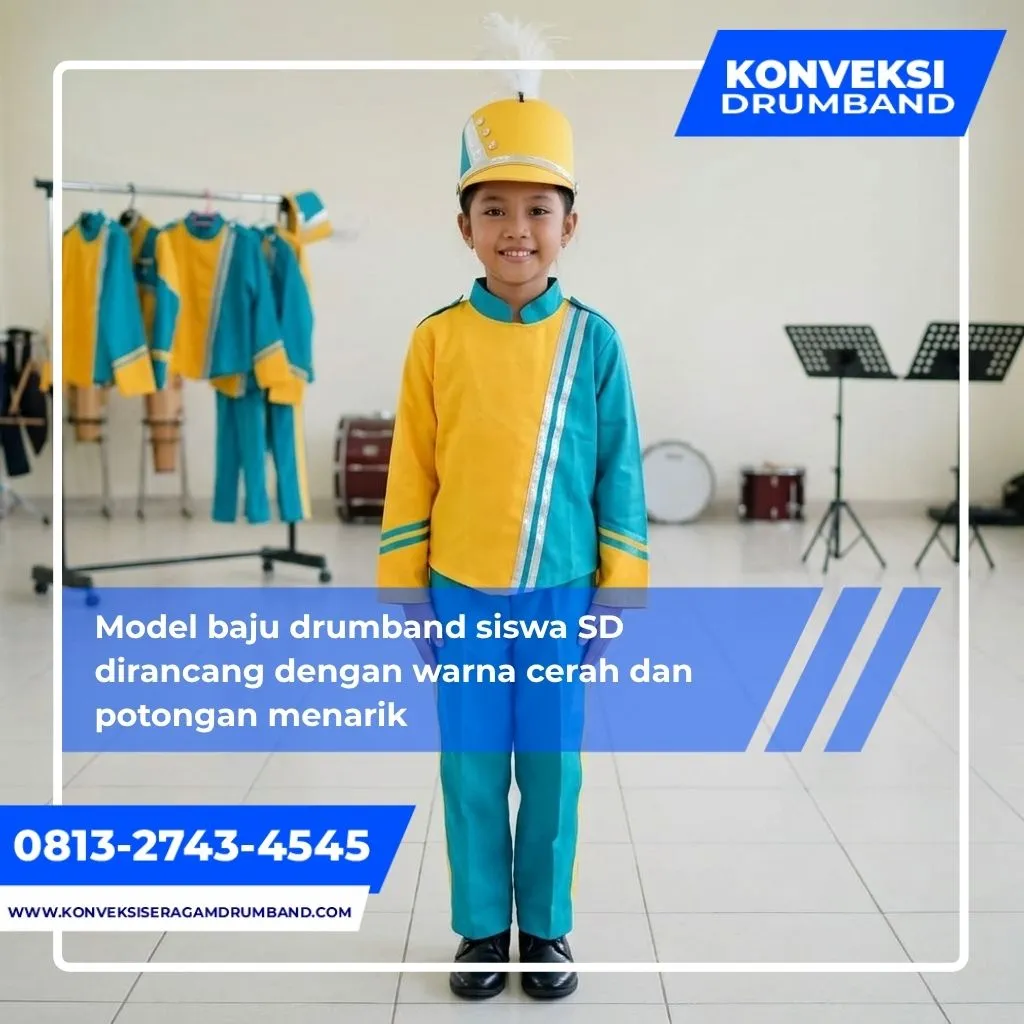 Model Baju Drumband untuk Siswa SD