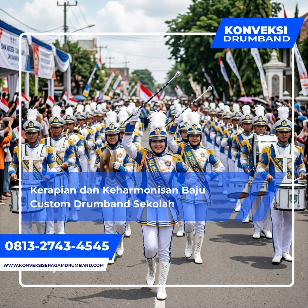 baju drumband custom untuk pasukan dan mayoret